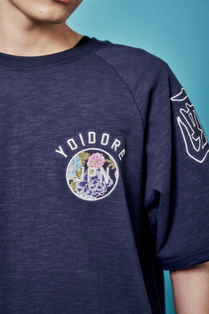 【YOIDORE 大吟醸】扇子 ラグランスリーブ TEE (826526)
