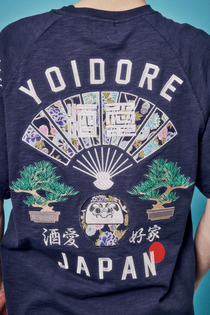 【YOIDORE 大吟醸】扇子 ラグランスリーブ TEE (826526)