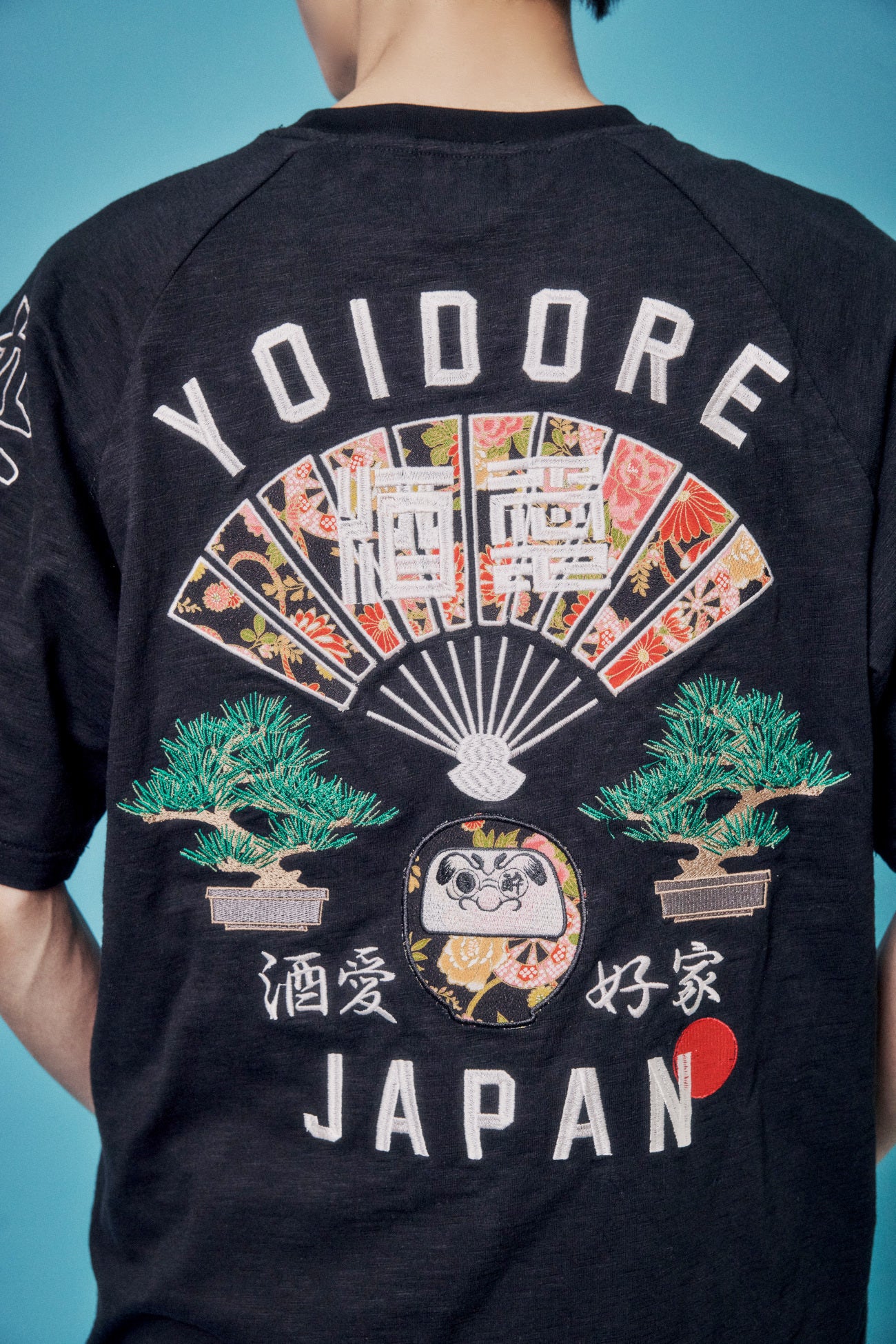 【YOIDORE 大吟醸】扇子 ラグランスリーブ TEE (826526)