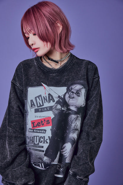 【Y.e(J)ow】CHUCKY チャッキー クルーネックスウェット (136414)