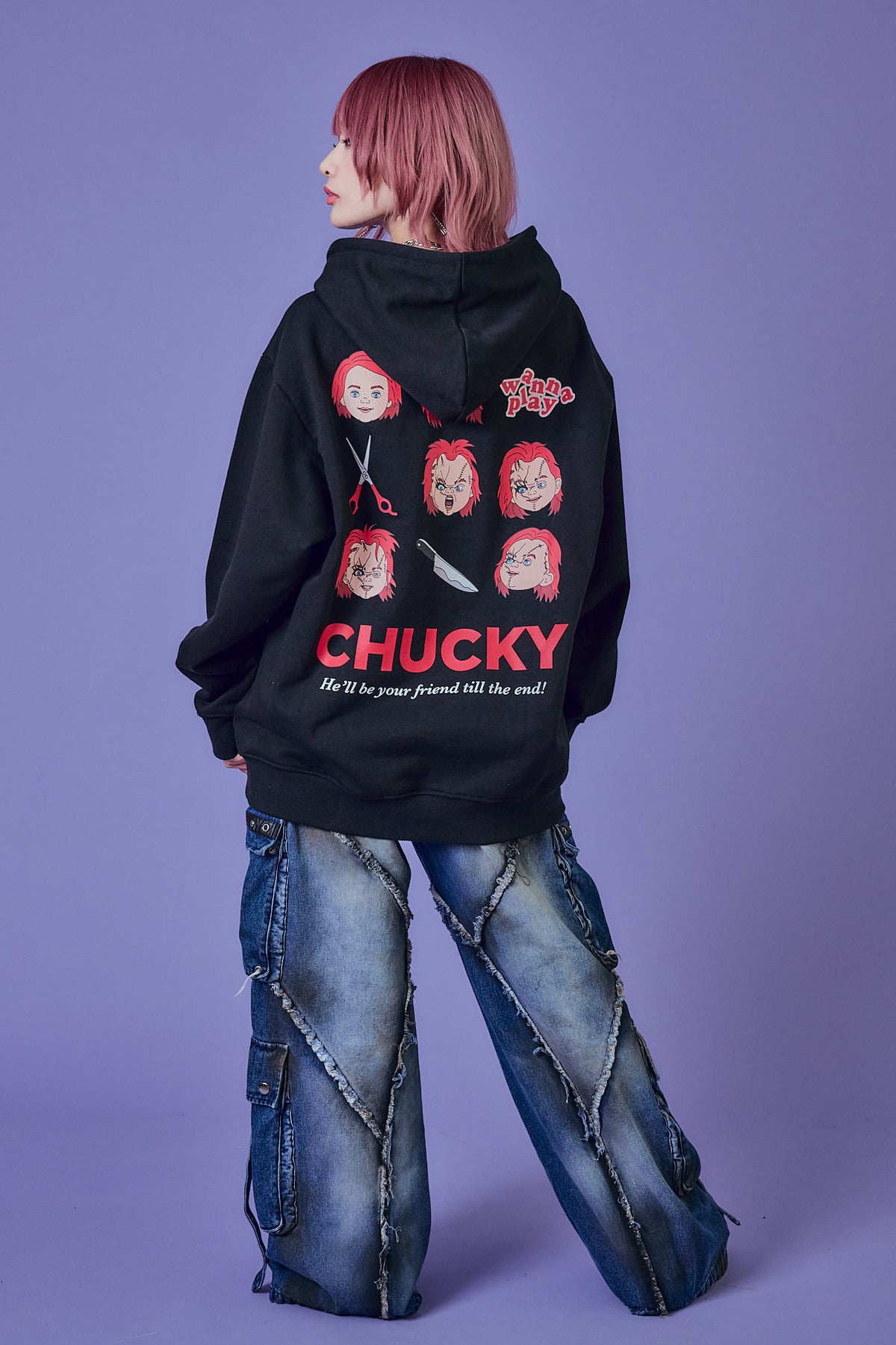 【Y.e(J)ow】CHUCKY チャッキー プルオーバーパーカー (136415)