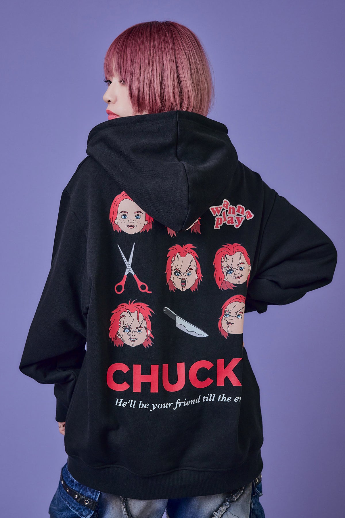 【Y.e(J)ow】CHUCKY チャッキー プルオーバーパーカー (136415)