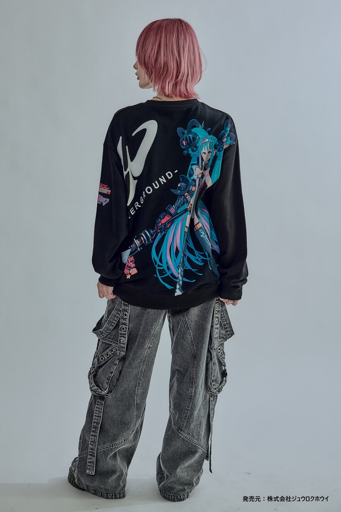 【P.N UNDERGROUND × RACING MIKU】レーシングミク クルーネックスウェット (736417)
