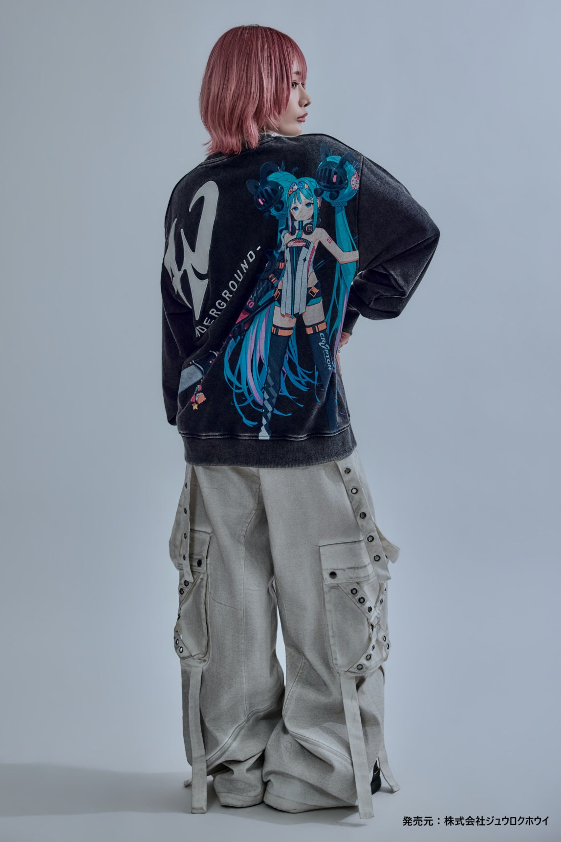【P.N UNDERGROUND × RACING MIKU】レーシングミク クルーネックスウェット (736417)