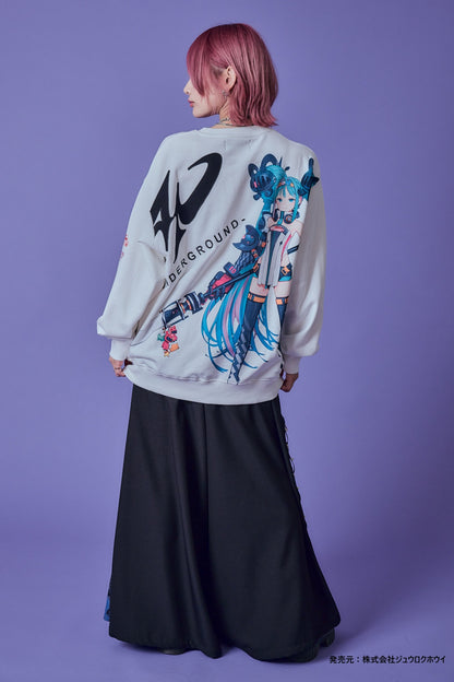 【P.N UNDERGROUND × RACING MIKU】レーシングミク クルーネックスウェット (736417)