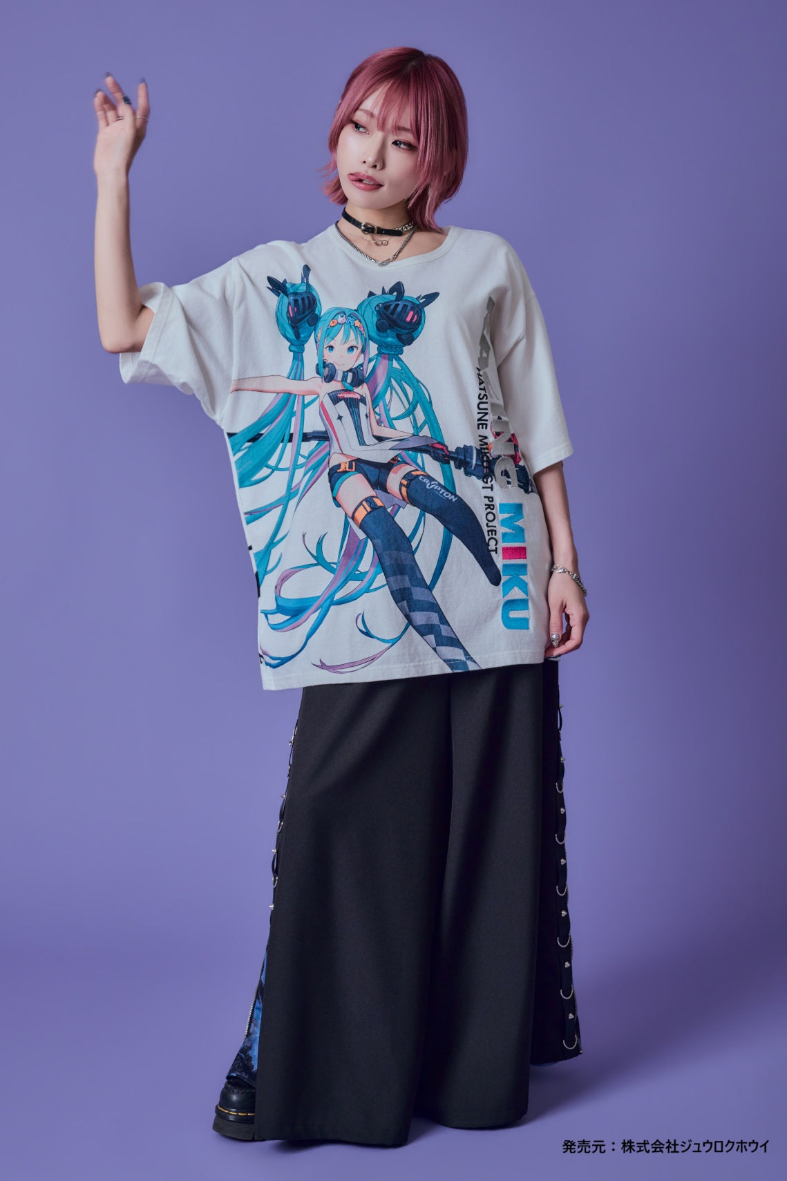 【P.N UNDERGROUND × RACING MIKU】レーシングミクTEE (736416)