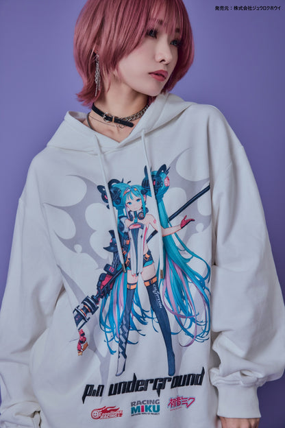 【P.N UNDERGROUND × RACING MIKU】レーシングミク パーカー (736418)