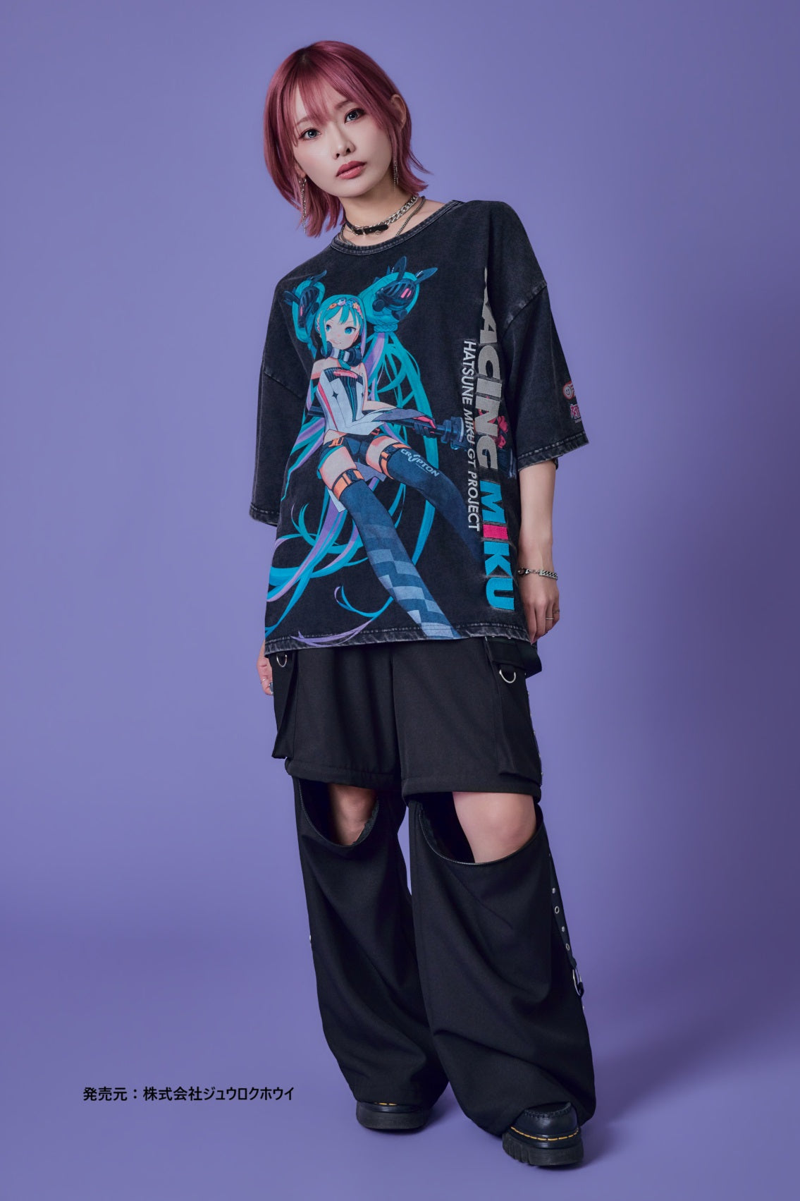【P.N UNDERGROUND × RACING MIKU】レーシングミクTEE (736416)