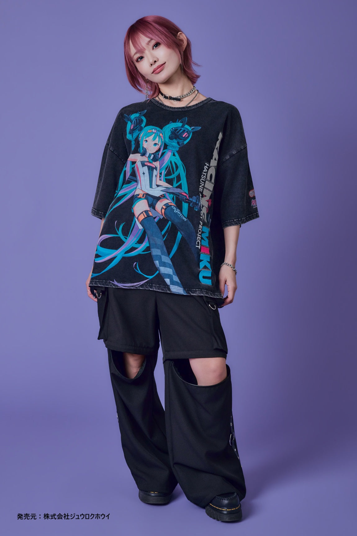 【P.N UNDERGROUND × RACING MIKU】レーシングミクTEE (736416)