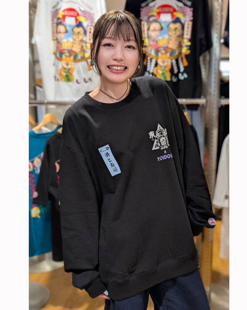 【YOIDORE】 東京スシダラケ コラボ クルーネックスウェット (845611)