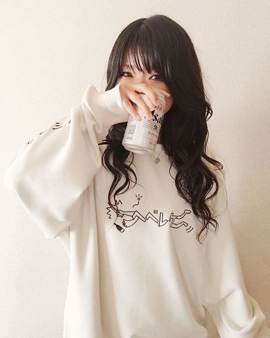 【YOIDORE】 ヘベレケ スエードタッチ クルーネック (816607)