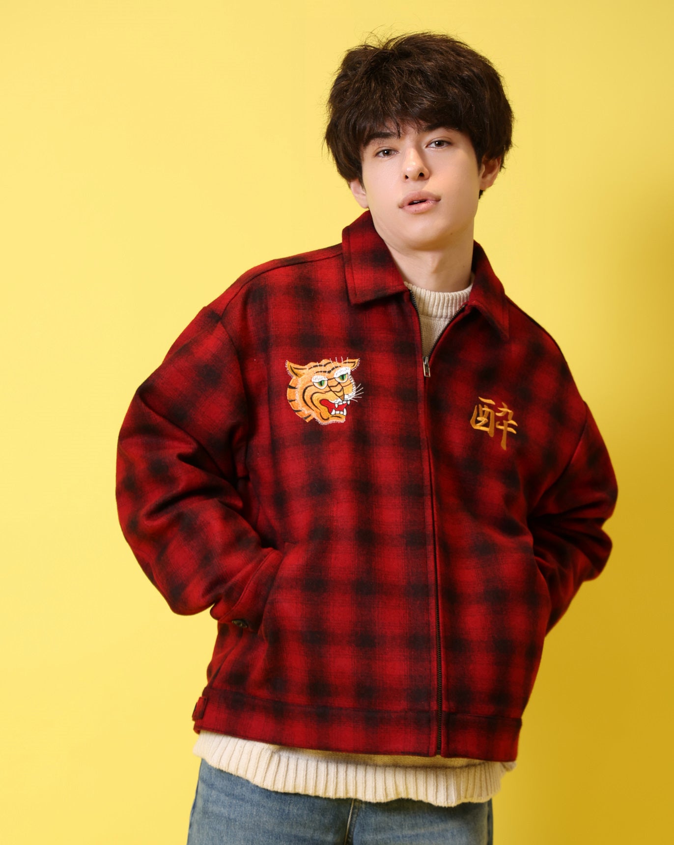 本日限定‼️AAA 與 真司郎 チェックシャツジャケット I AM WHAT I AM チェックシャツジャケット AAA 與真司郎