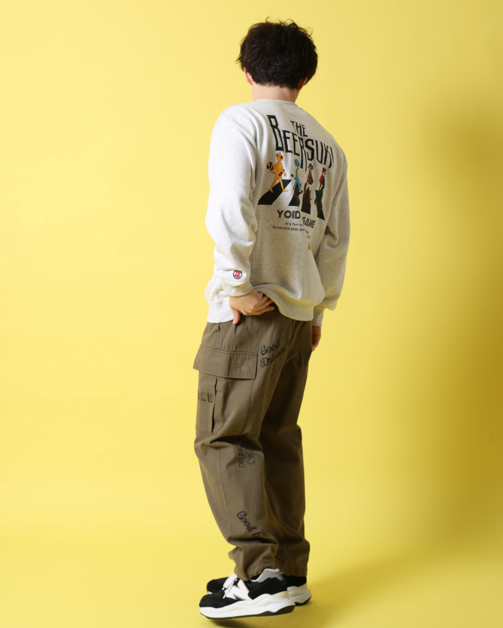 【YOIDORE】BEER SUKI クルーネックスウェット (845607)