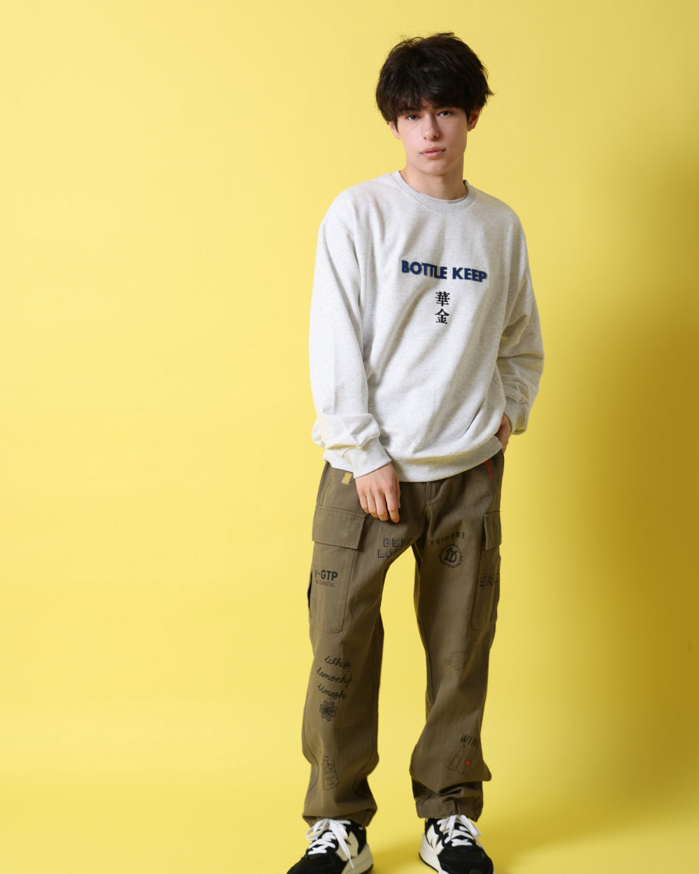 【YOIDORE】BEER SUKI クルーネックスウェット (845607)