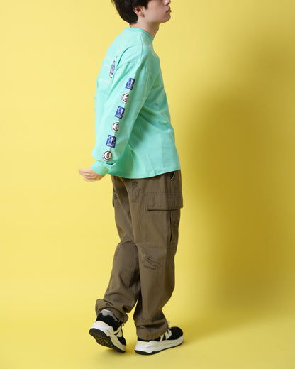 【YOIDORE】 ヴィンテージ栓抜き らくがき カーゴパンツ (816003)