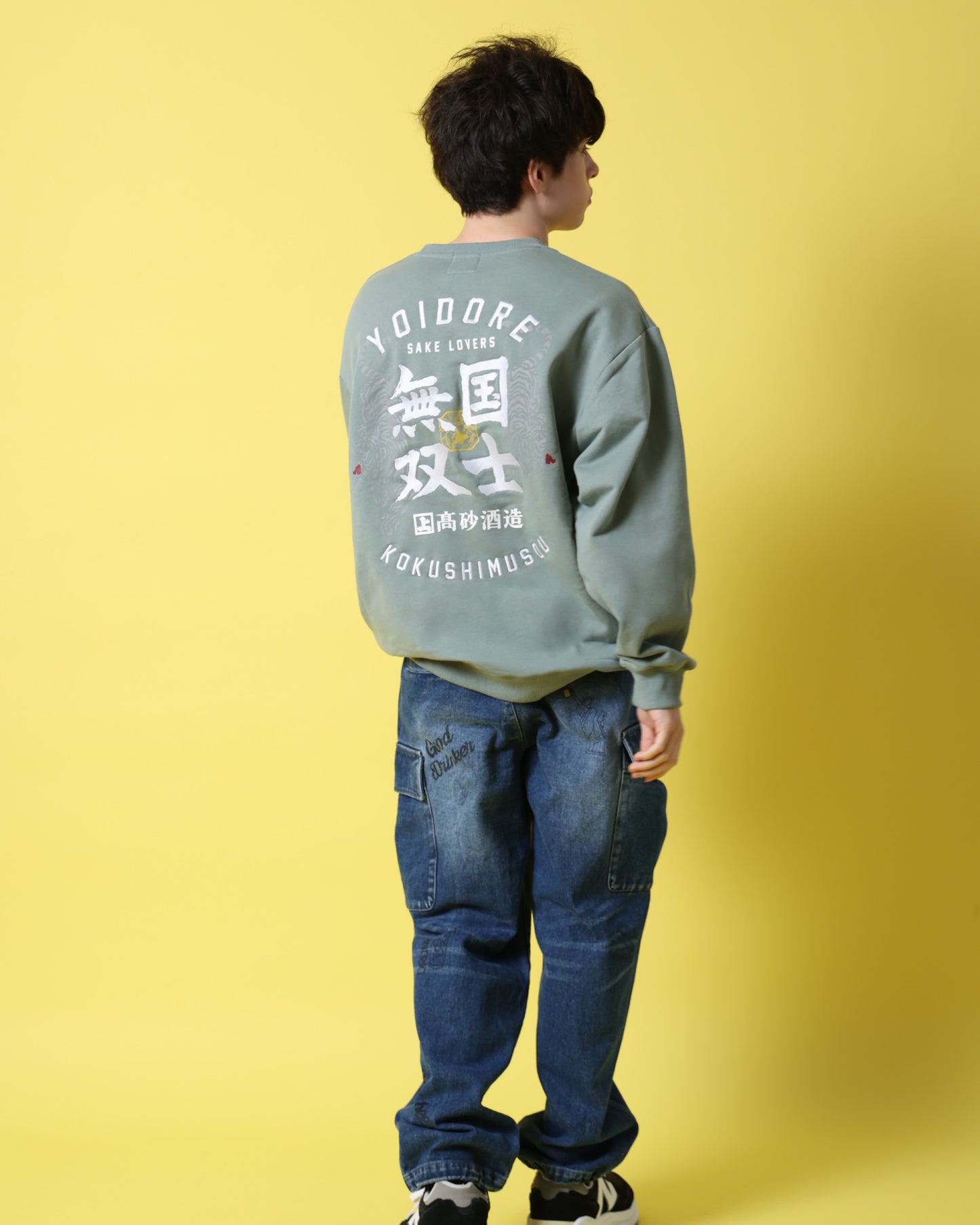 【YOIDORE】×【国士無双】コラボ クルーネックスウェット (816603)