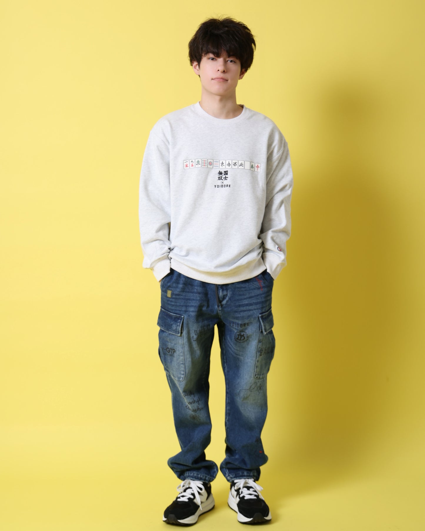 【YOIDORE】×【国士無双】コラボ クルーネックスウェット (816603)