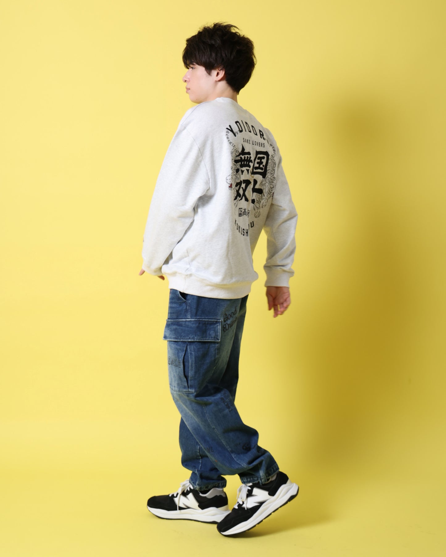 【YOIDORE】×【国士無双】コラボ クルーネックスウェット (816603)