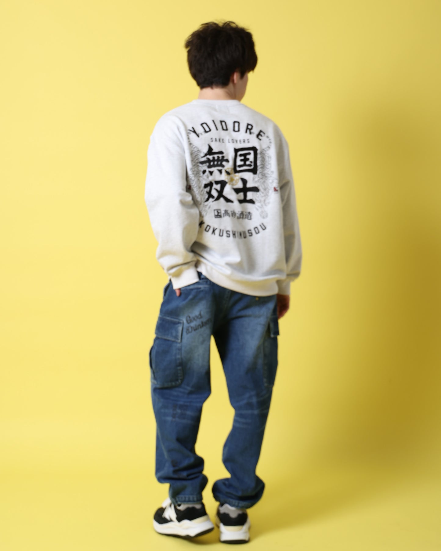 【YOIDORE】×【国士無双】コラボ クルーネックスウェット (816603)