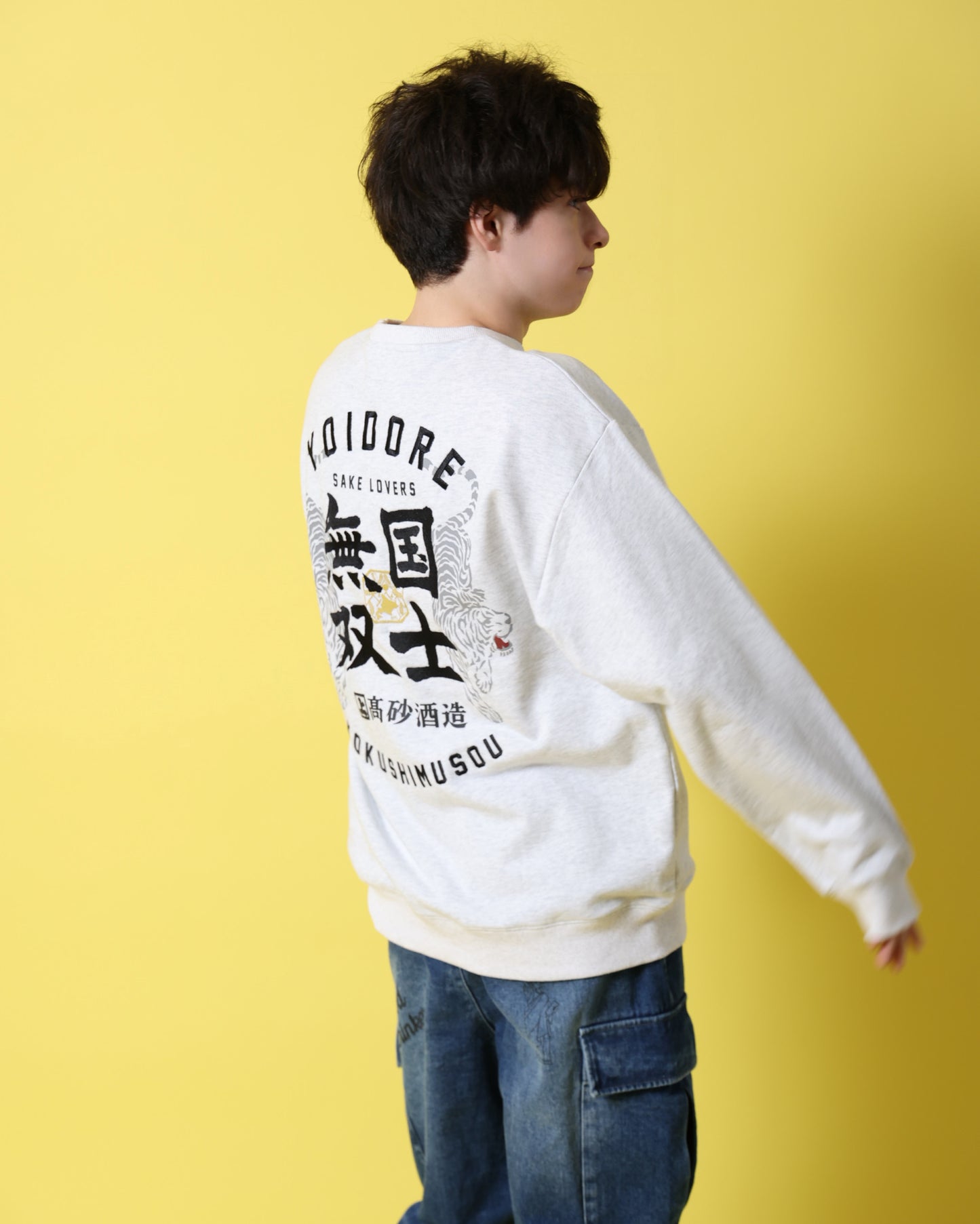 【YOIDORE】×【国士無双】コラボ クルーネックスウェット (816603)