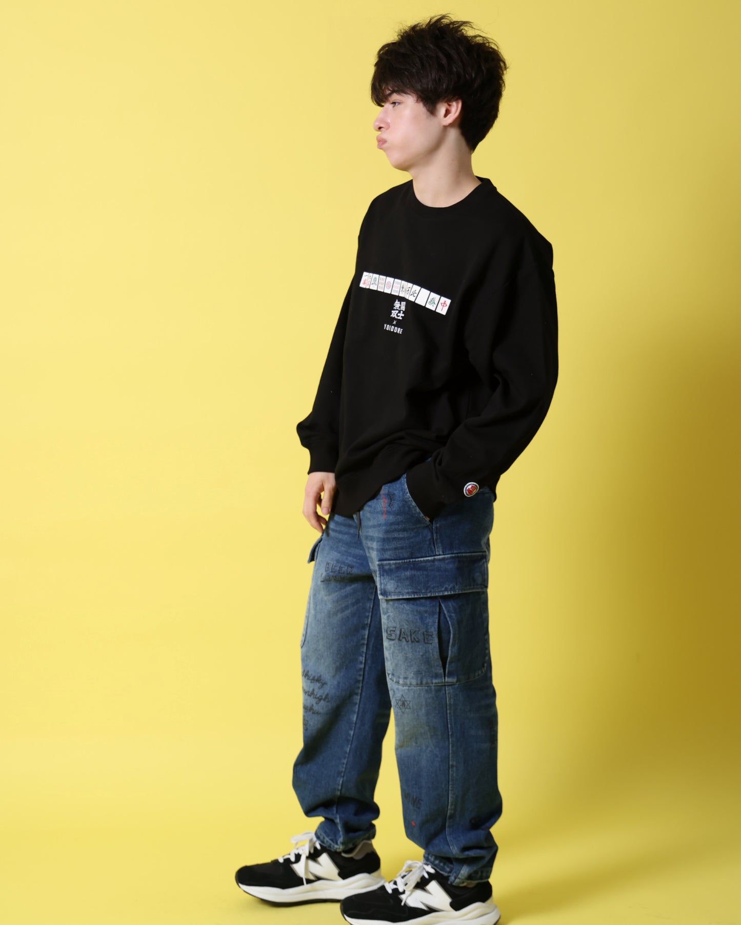 【YOIDORE】×【国士無双】コラボ クルーネックスウェット (816603)