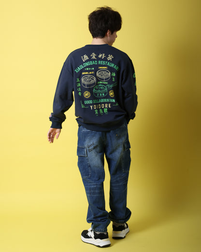 【YOIDORE】ジンディンロウ コラボ クルーネックスウェット (816604)