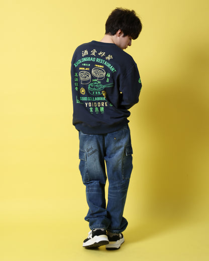 【YOIDORE】ジンディンロウ コラボ クルーネックスウェット (816604)