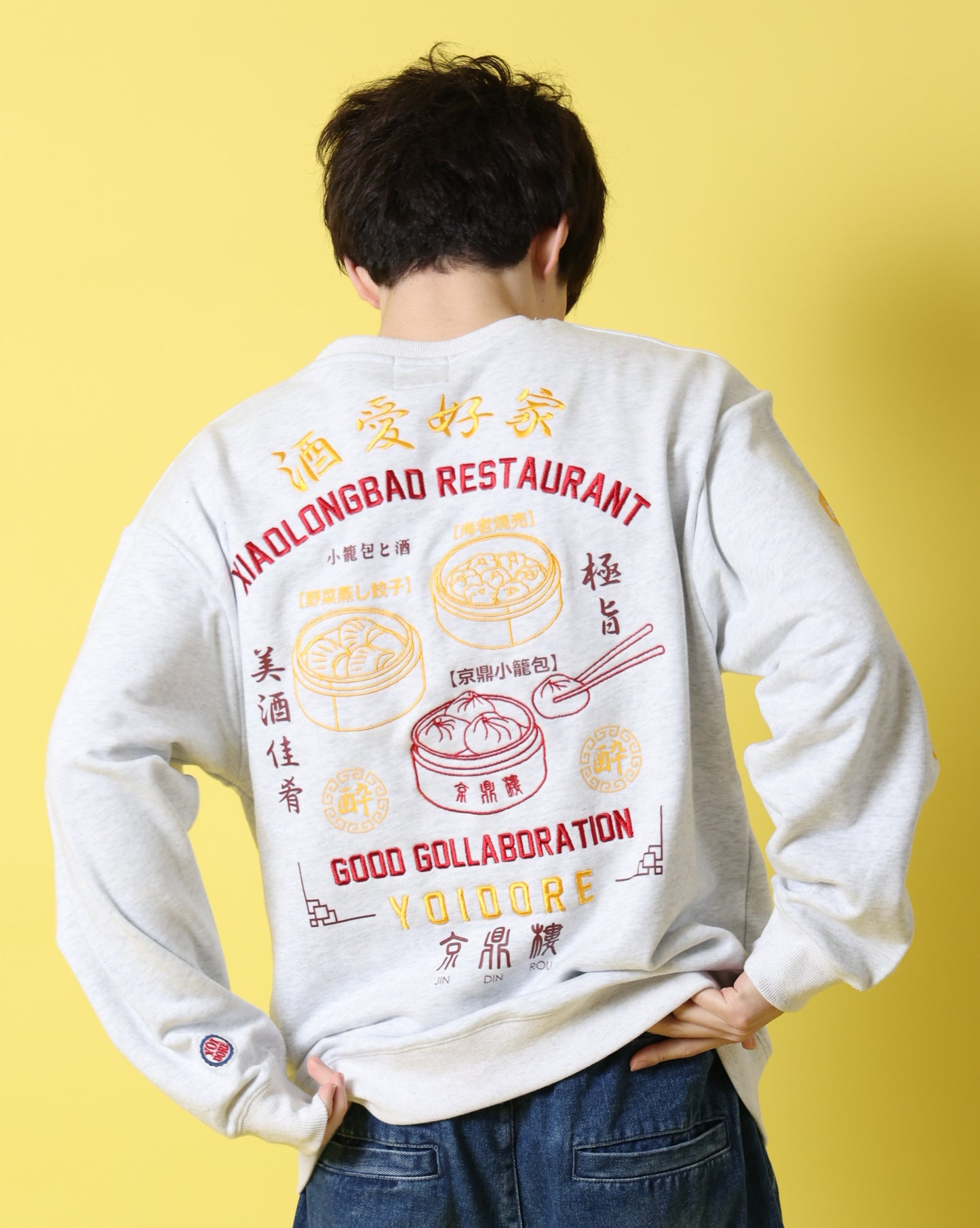 【YOIDORE】ジンディンロウ コラボ クルーネックスウェット (816604)