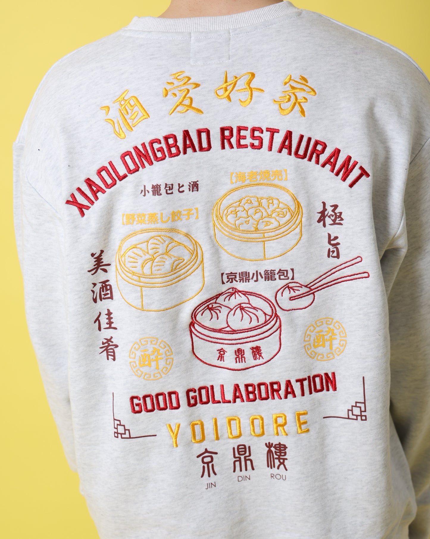 【YOIDORE】ジンディンロウ コラボ クルーネックスウェット (816604)