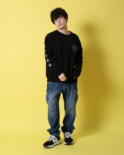 【YOIDORE】ジンディンロウ コラボ クルーネックスウェット (816604)