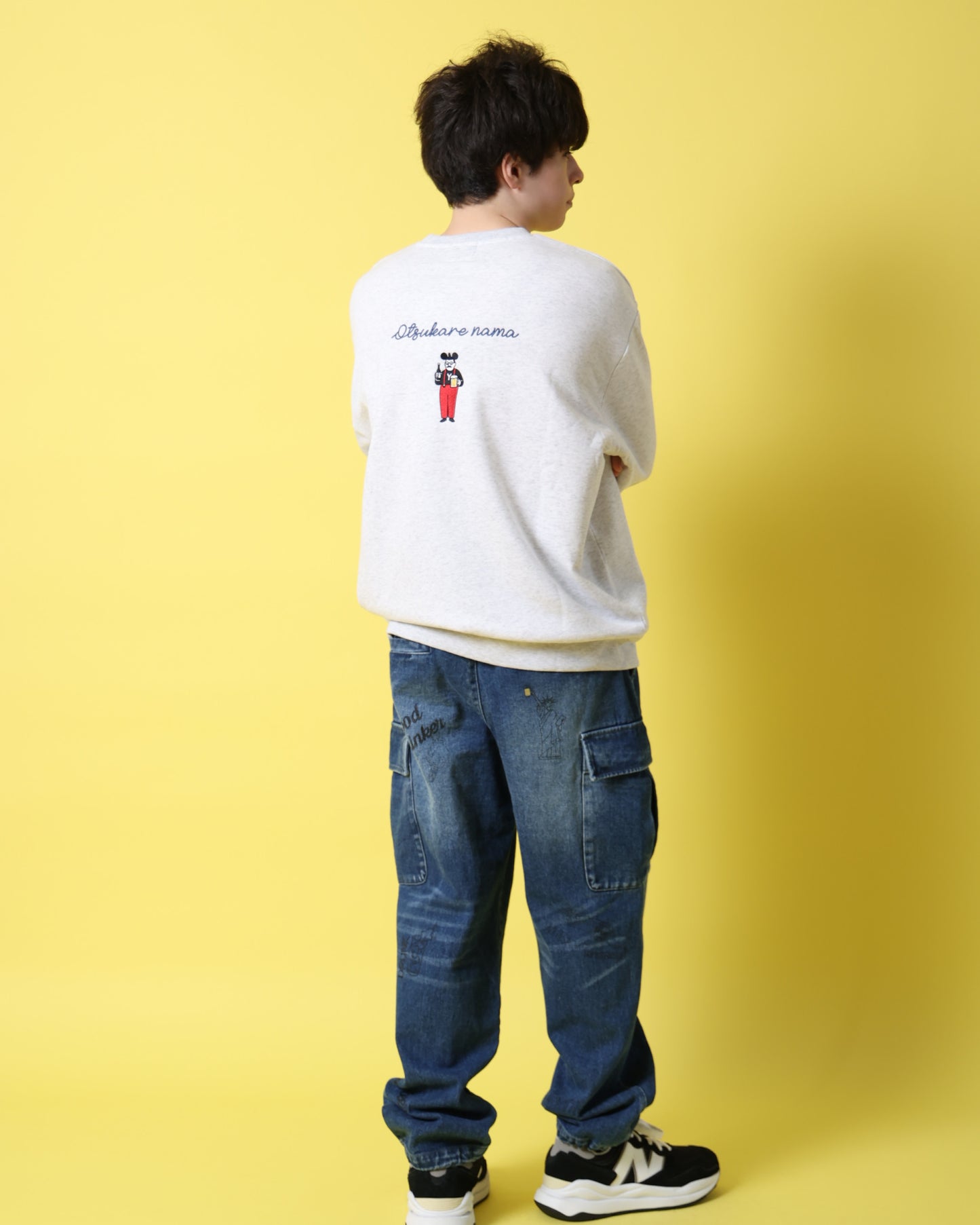 【YOIDORE】とりあえずビール クルーネックスウェット (816601)