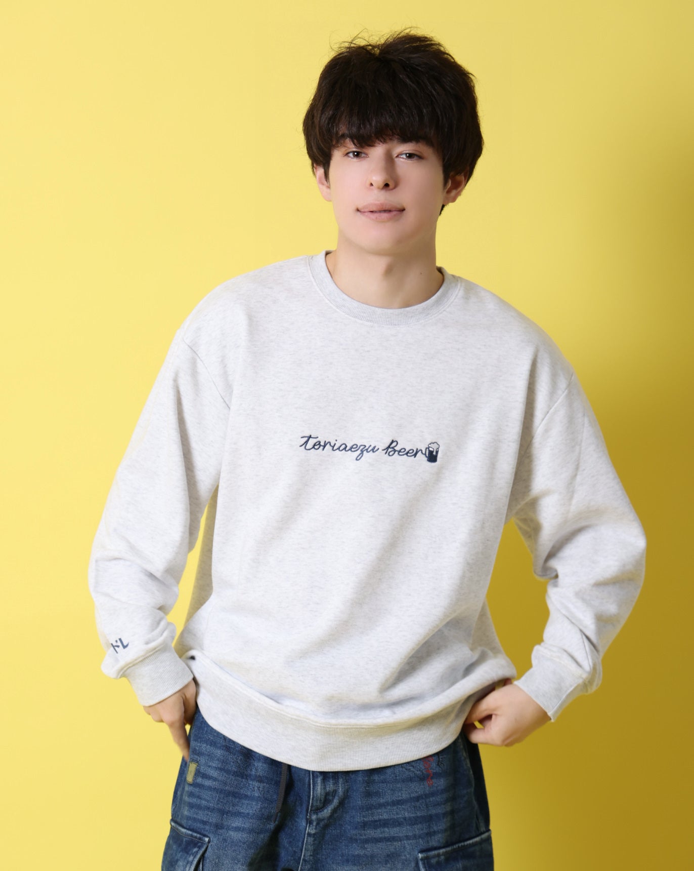 【YOIDORE】とりあえずビール クルーネックスウェット (816601)