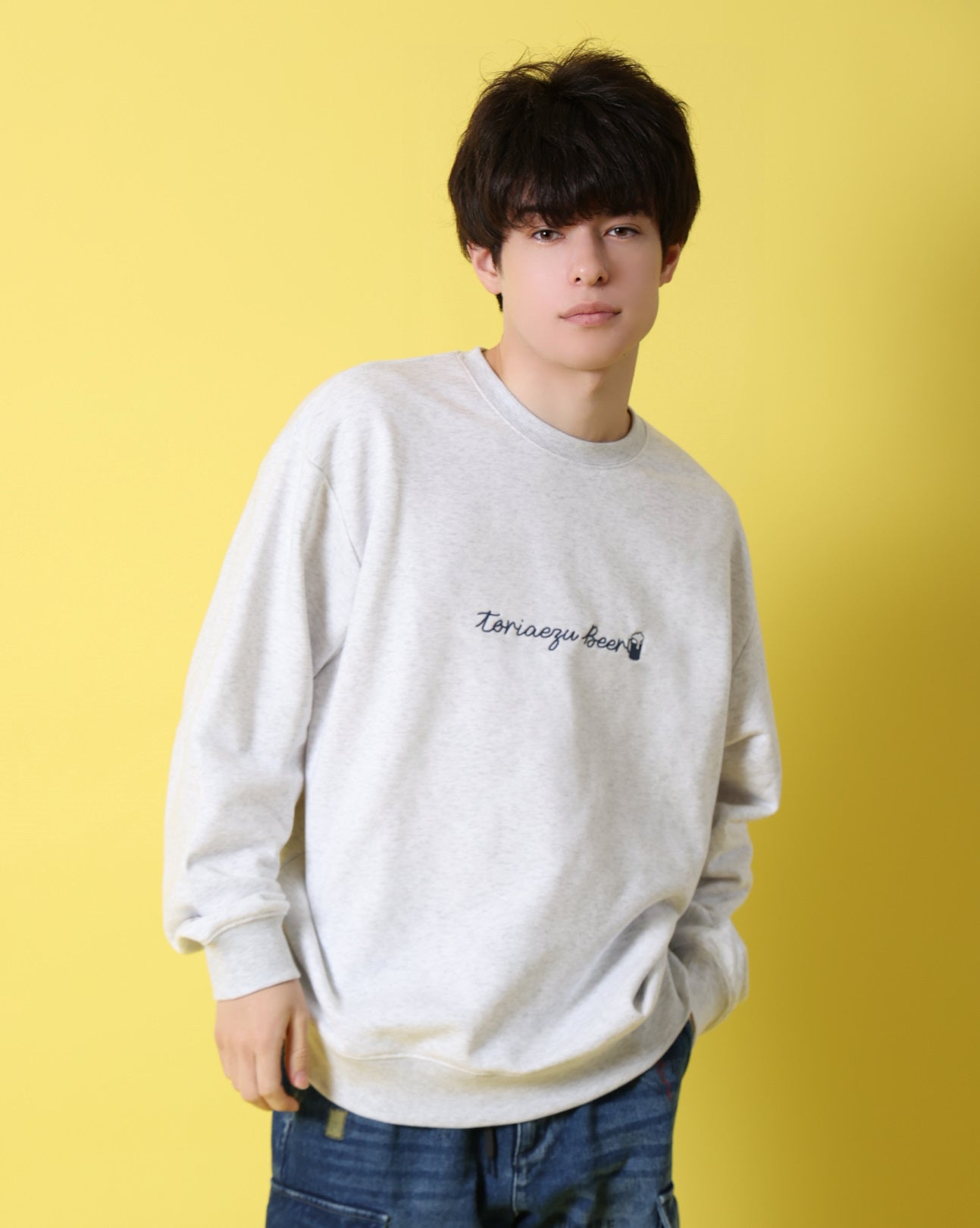 【YOIDORE】とりあえずビール クルーネックスウェット (816601)