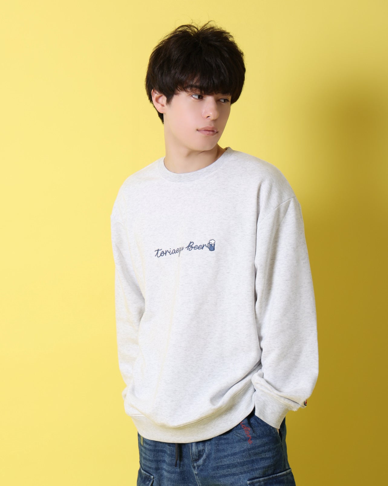 【YOIDORE】とりあえずビール クルーネックスウェット (816601)