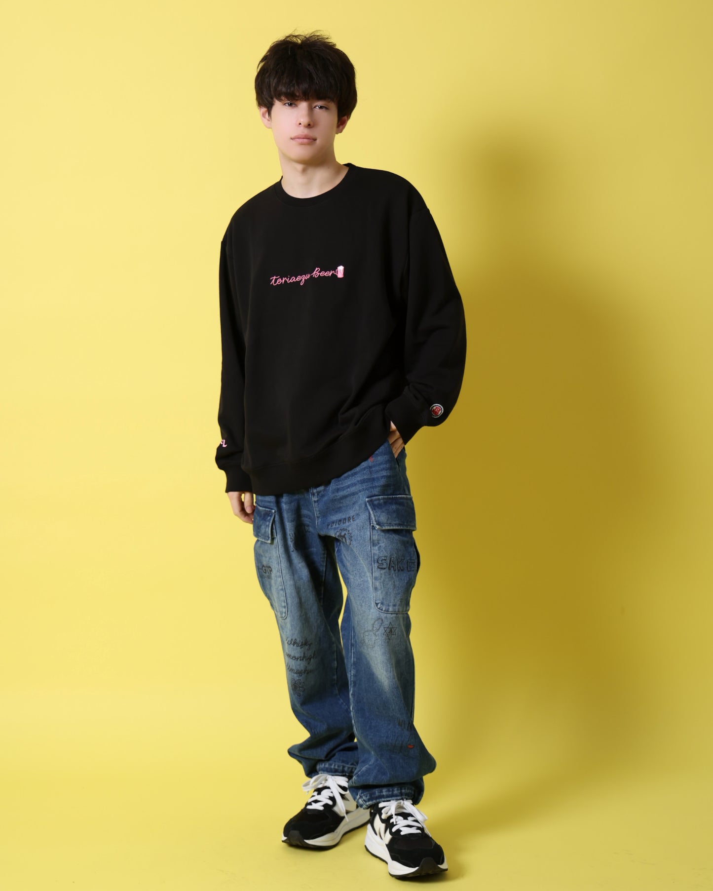 【YOIDORE】とりあえずビール クルーネックスウェット (816601)