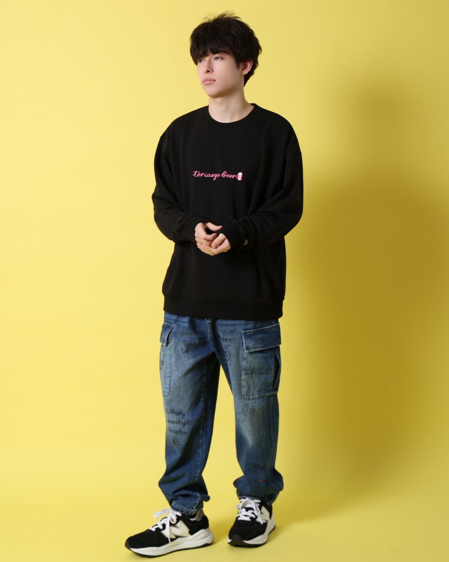 【YOIDORE】 ヴィンテージ栓抜き らくがき カーゴパンツ (816003)