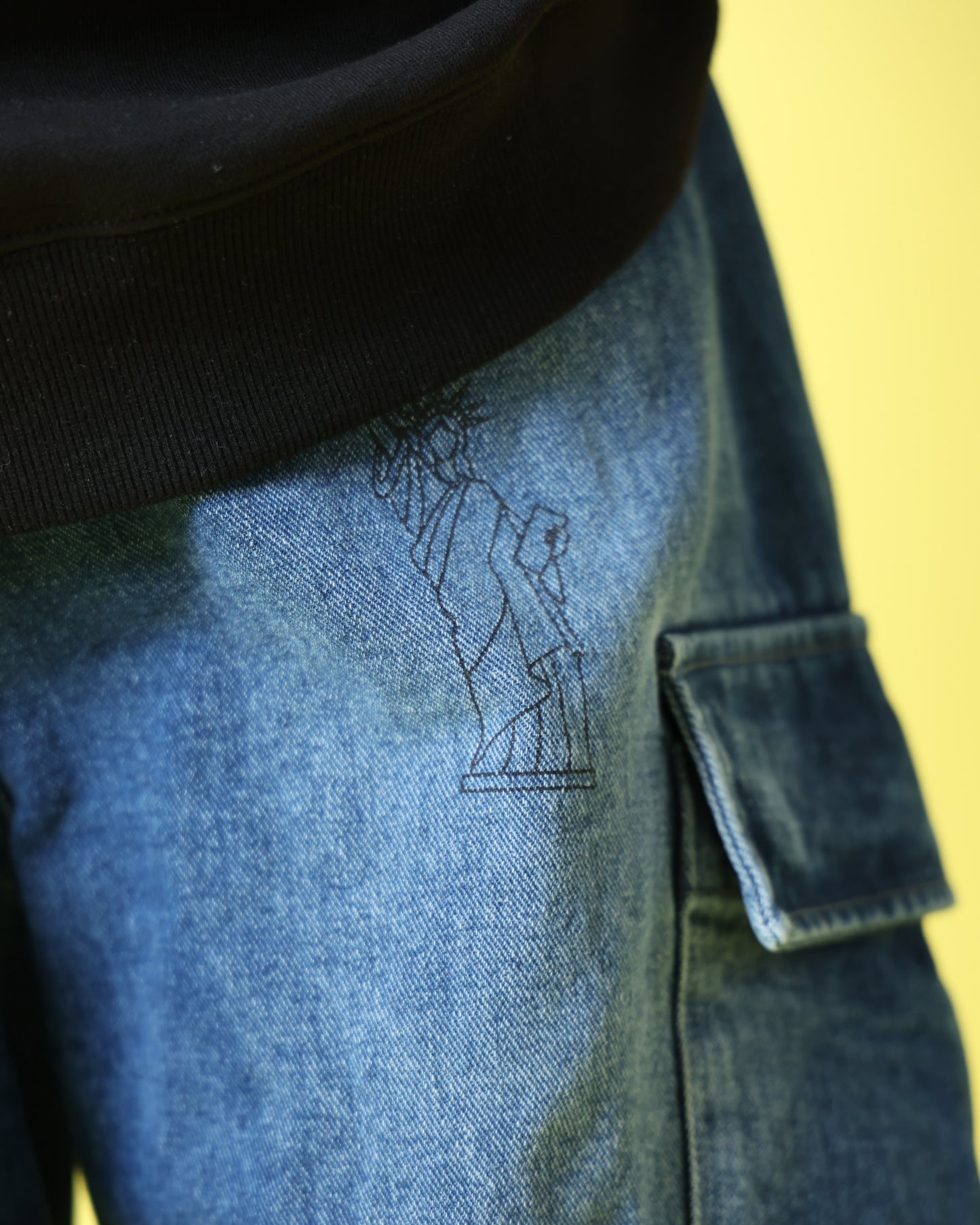 【YOIDORE】 ヴィンテージ栓抜き らくがき カーゴパンツ (816003)