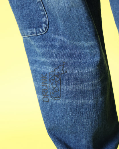 【YOIDORE】 ヴィンテージ栓抜き らくがき カーゴパンツ (816003)