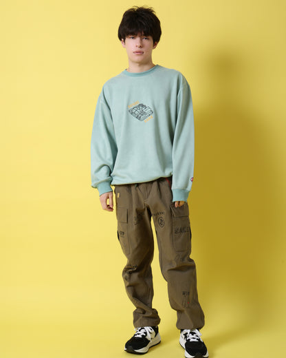 【YOIDORE】 鮨と酒 スエードタッチ クルーネック (816606)