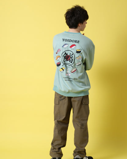 【YOIDORE】 鮨と酒 スエードタッチ クルーネック (816606)