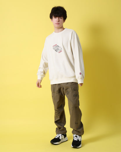 【YOIDORE】 鮨と酒 スエードタッチ クルーネック (816606)