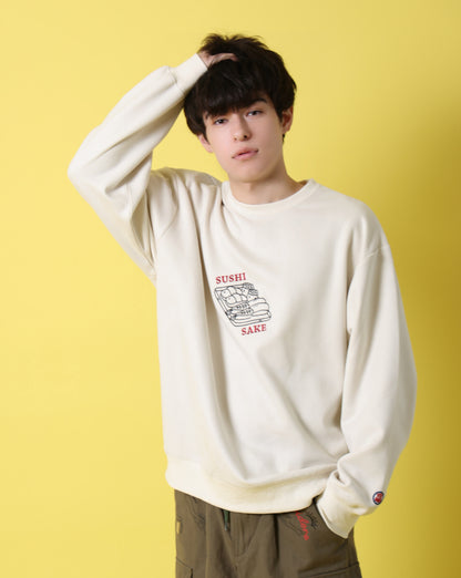 【YOIDORE】 鮨と酒 スエードタッチ クルーネック (816606)