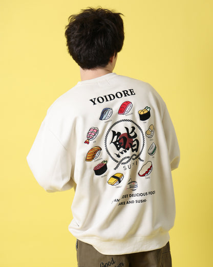 【YOIDORE】 鮨と酒 スエードタッチ クルーネック (816606)