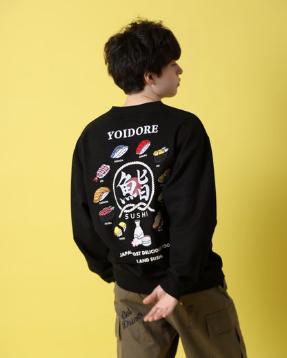 【YOIDORE】 鮨と酒 スエードタッチ クルーネック (816606)