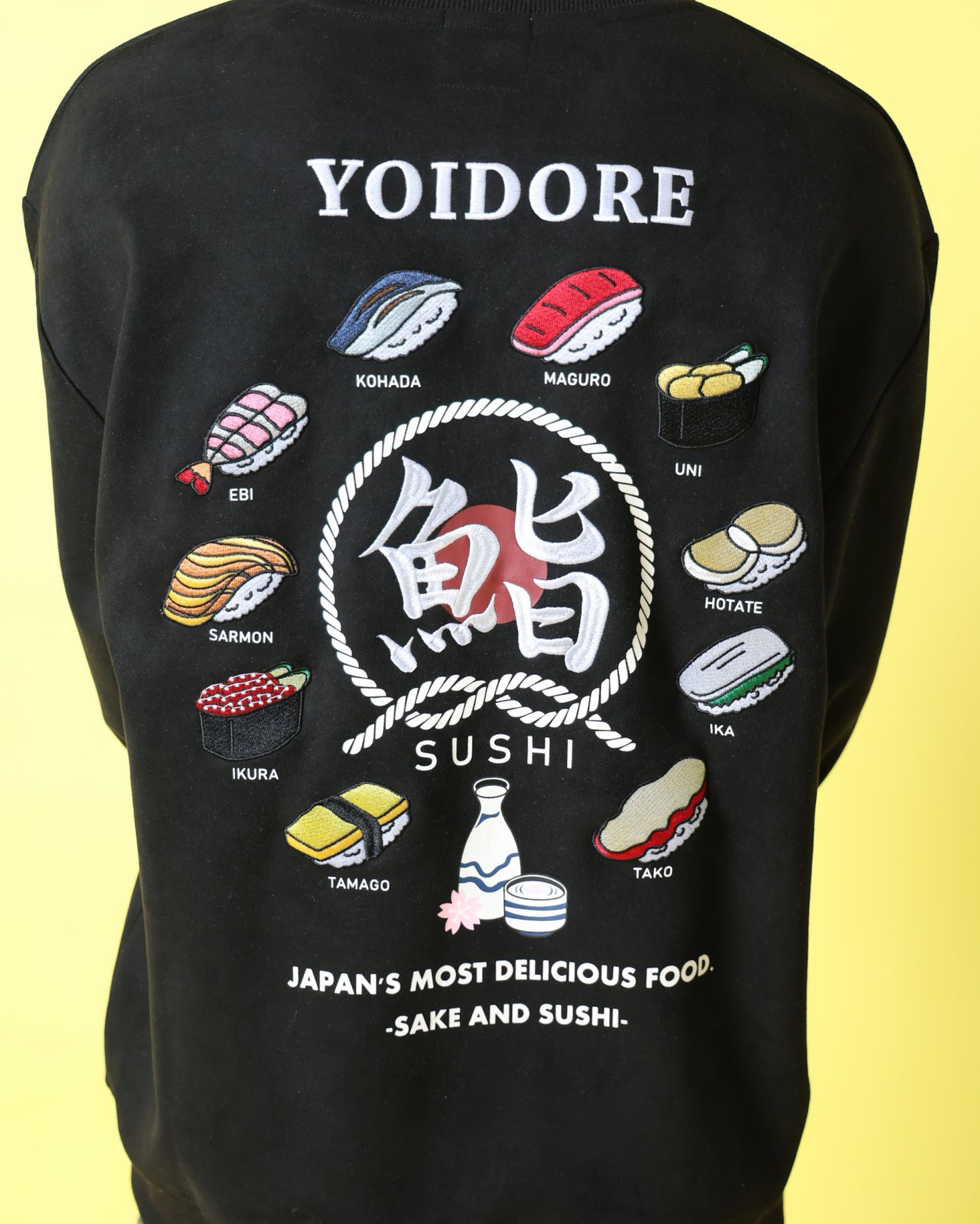 【YOIDORE】 鮨と酒 スエードタッチ クルーネック (816606)