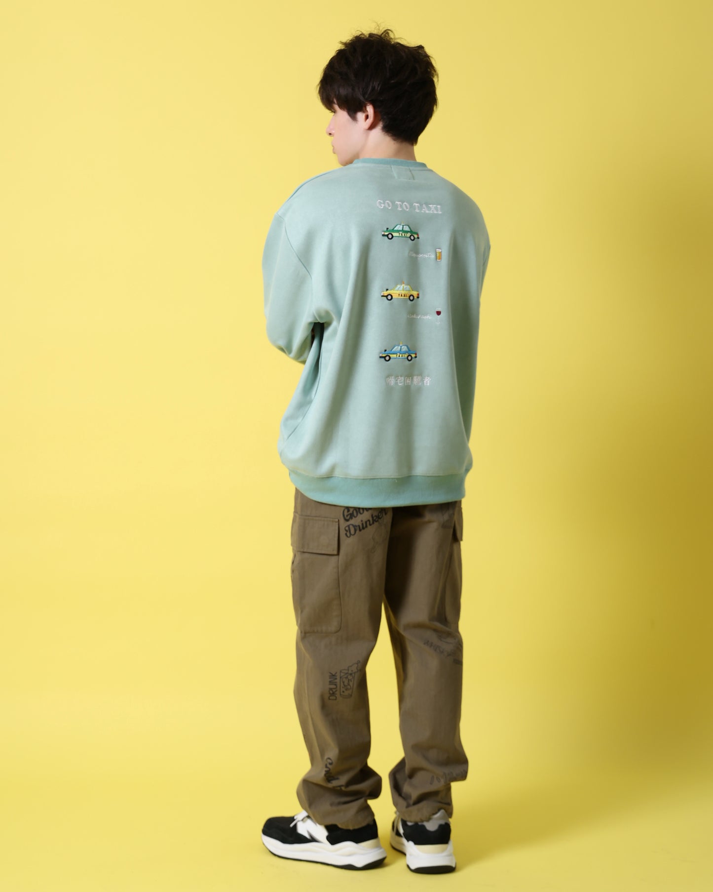 【YOIDORE】 ヘベレケ スエードタッチ クルーネック (816607)