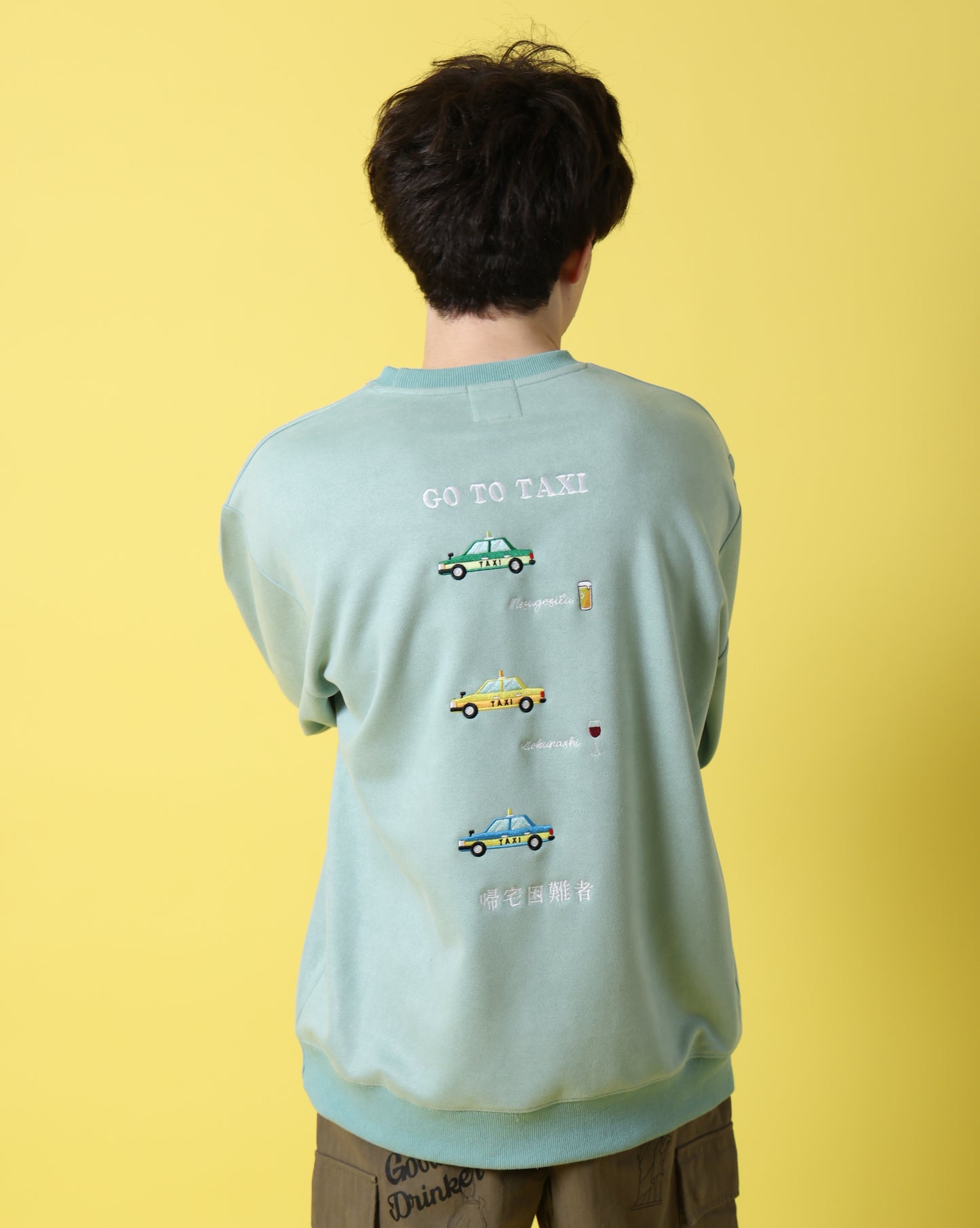 【YOIDORE】 ヘベレケ スエードタッチ クルーネック (816607)