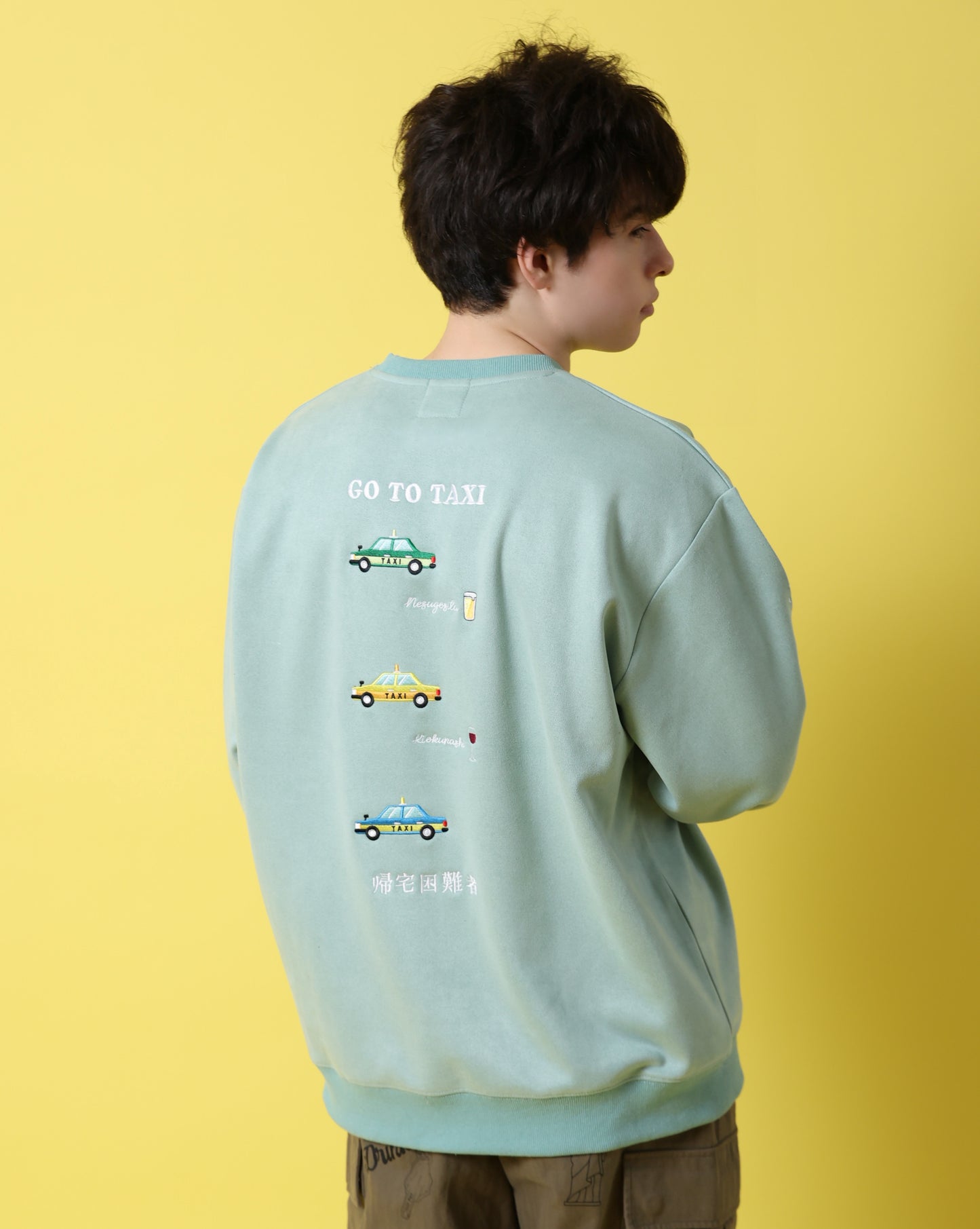 【YOIDORE】 ヘベレケ スエードタッチ クルーネック (816607)