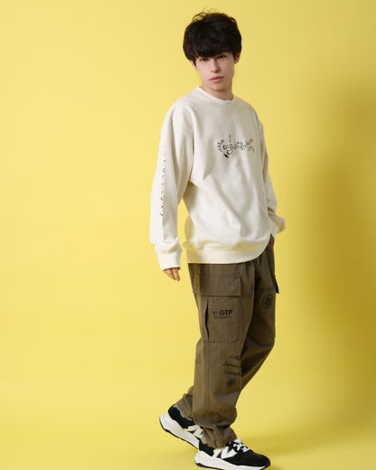 【YOIDORE】 ヘベレケ スエードタッチ クルーネック (816607)