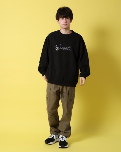 【YOIDORE】 ヘベレケ スエードタッチ クルーネック (816607)